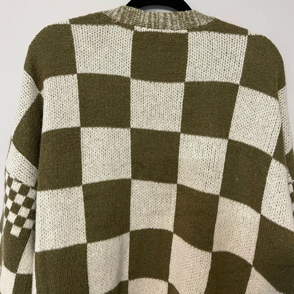 Checkered cardigan - Picture 7 of 11